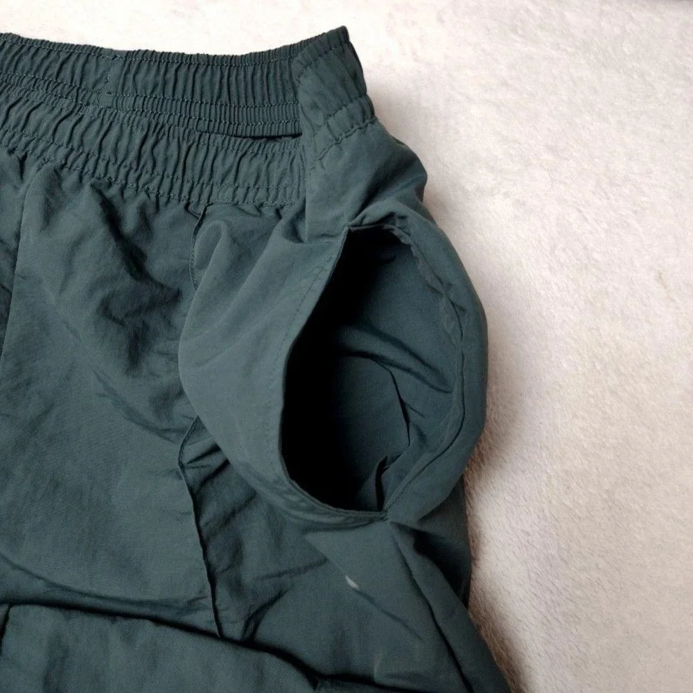 Nike Jogger Pants Womens L Green Sports Everything Nylon Jogger Pockets FQ3588